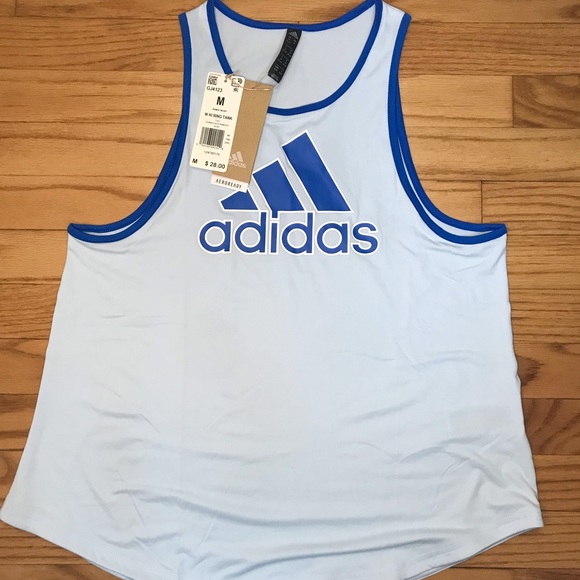 Adidas Tank Top Women’s Sky Tint Size Medium - Picture 3 of 3